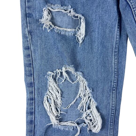 BDG Distressed High-Rise Baggy Jeans 28 | Urban Outfitters Light Wash Denim NWOT - Picture 8 of 16